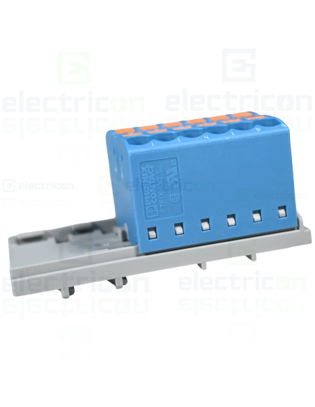 Bloc de distributie 4/12x2.5-NS35BU, PTFIX 12X2,5-NS35 BU, albastru, Phoenix Contact, 3273024