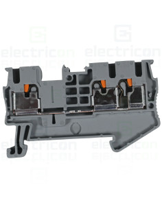 Clema șir, 3 conexiuni, 2.5mm2, gri, PT 2,5-TWIN, Phoenix Contact, 3209549