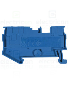Clema șir, de trecere, cu capac, 3 conexiuni, 2,5 mm²,albastru, PT 2,5 TWIN BU, Phoenix Contact, 3209552 2