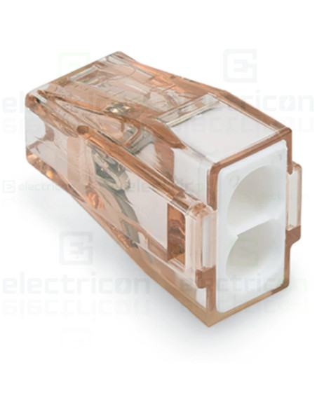 Conector, clemă rapidă, PUSH WIRE, 2 conexiuni, Wago, 773-602
