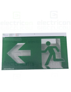 Corp de iluminat de siguranță (tip EXIT) cu baterie, K9 vd:30m Autotest LED 3h 230V A, Schrack, NLK9XU003S