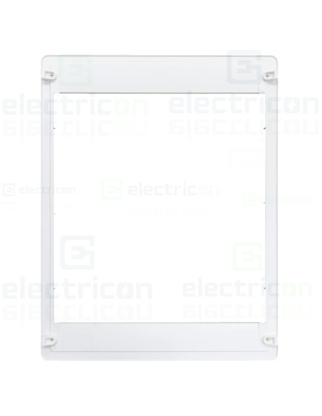 Tablou multimedia, aparent, 54 module (3x18), ușă albă, IP30, Golf, Hager, VS318PZF  