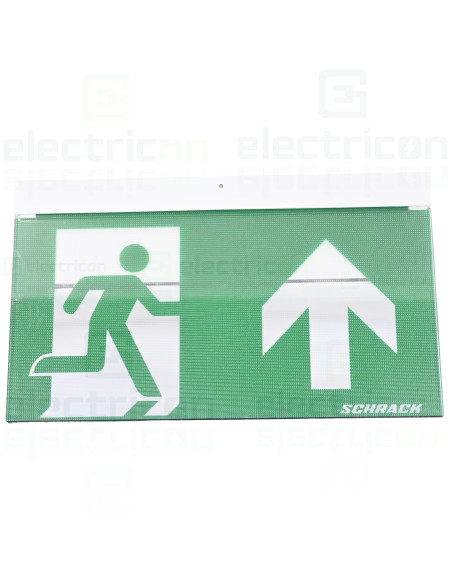 Corp de iluminat de siguranta (tip EXIT) K9 montaj universal autonomie 8h autotest 20m IP40 3W LED, Schrack, NLK9MU003S