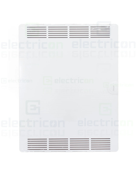 Tablou multimedia, aparent, 54 module (3x18), ușă albă, IP30, Golf, Hager, VS318PZF  