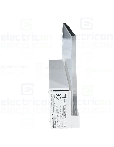 Corp de iluminat de siguranta (tip EXIT) K9 montaj universal autonomie 8h autotest 20m IP40 3W LED, Schrack, NLK9MU003S