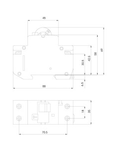 Siguranta RCBO 25A/300mA ETI - 002173326 2