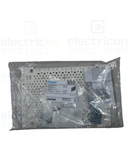 Panou de montaj din plastic 175x250mm pentru tablouri FWU și FWB Hager, UM00M0