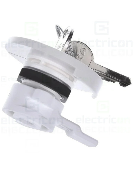 Încuietoare cu 2 chei pentru tablouri Hager Univers seria FWB, FZ597N