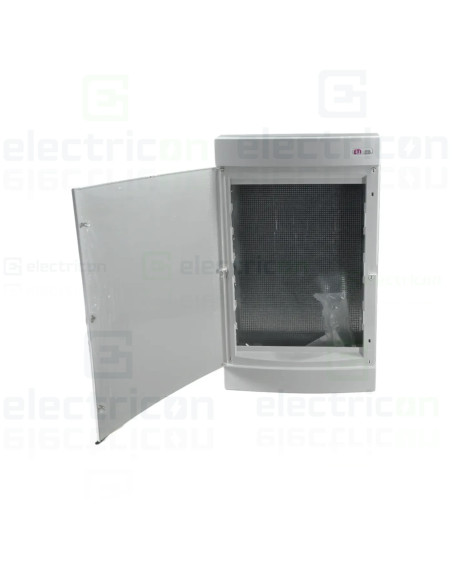 Tablou multimedia, incastrat ,72 module (4x18), ușă alba, IP40, ECT4x18MEDIAPO, ETI, 001100272