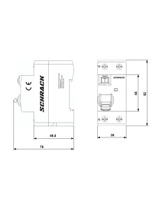 Intreruptor RCCB 40A/30mA Schrack - AR054203 2