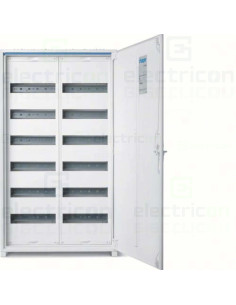 Tablou electric metalic, 144 module, 6X24, aparent, Hager, Univers, IP44, Hager, FWB62S