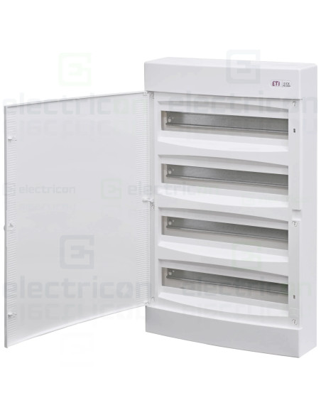 Tablou sigurante, 4x18, 72 module, aparent, IP40, usa alba, ECT4x18PO, ETI,001100271