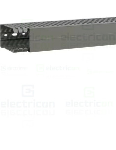 Canal cablu pieptene, BA7A 60x100mm PVC gri, Hager,BA7A100060