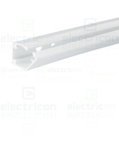 Canal cablu LFR070120 7x12mm PVC alb, Hager,LFR0701209016A