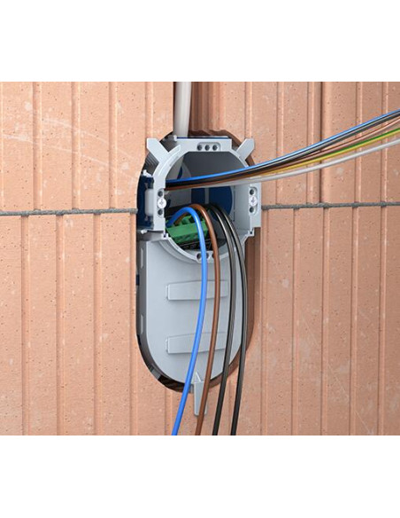 Doza aparataj, , Ø71 mm, etanșă, cu buzunar, ECON, Kaiser, 1068-26