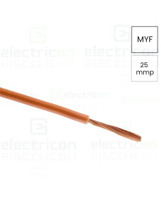 Conductor H07V-K 1x 25mm² (MYF 1x25) maro