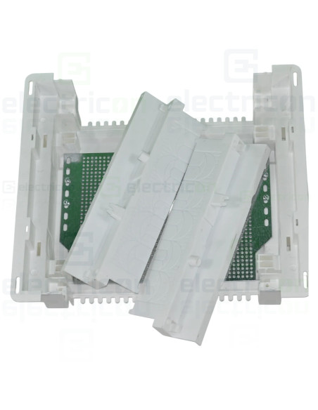 Tablou multimedia, incastrat, 14 module (1x14), ușă albă, IP40, ECG14MEDIA-I, ETI, 001101156