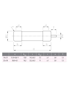 Sigurante fuzibile CH/P22x58 gG 50A/690V 2