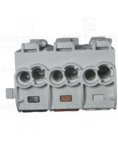 Clemă derivație Cu-Al, 35mm², 3P, izolată, maro/negru/gri, Schrack, IKA26283-A 2