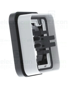 Ramă pentru montaj îngropat cu garnitură, Berker W.1, gri, Hager, 13283505 2