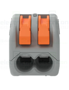 Clema de legatură pentru fir lițat, 2x0.08 -4 mm², Wago, 222-412 2