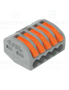 Clema de legatură pentru fir lițat, 5x0.08-4 mm², Wago, 222-415