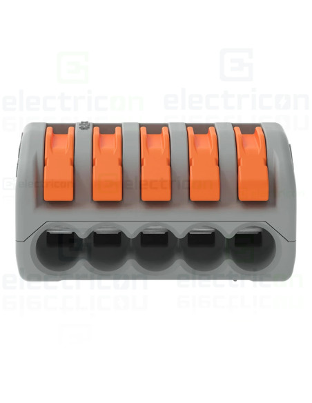 Clema de legatură pentru fir lițat, 5x0.08-4 mm², Wago, 222-415
