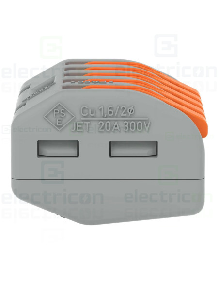 Clema de legatură pentru fir lițat, 5x0.08-4 mm², Wago, 222-415