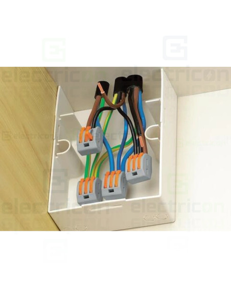 Clema de legatură pentru fir lițat, 5x0.08-4 mm², Wago, 222-415