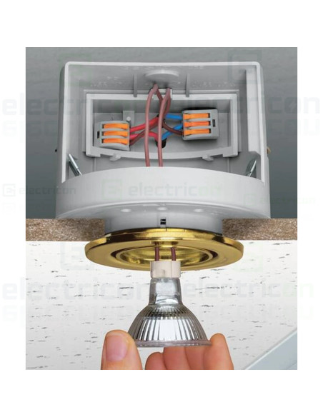 Clema de legatură pentru fir lițat, 5x0.08-4 mm², Wago, 222-415