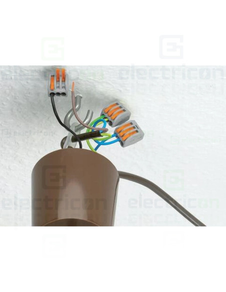 Clema de legatură pentru fir lițat, 3x0.08-4 mm², Wago, 222-413