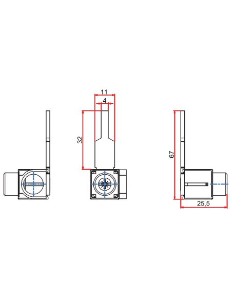 Clemă conexiune pin , perpedicular, lungă , 6-25 mm², Schrack , BS900178