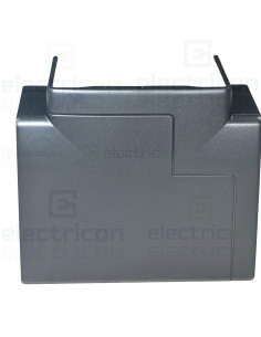 Piesă T GBD50085, 50x85, PVC, RAL9011, Hager, GBD5008589011 2