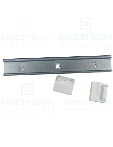 Sina DIN izolata pentru 11,5 module, cu adancime reglabila pana la 21 mm, pentru tablouri Hager FWU/FWB, Hager, UT22C