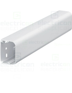 Canal cablu, pentru aer conditionat și pompa de caldura, 30x35mm, alb, Clima, Hager, CLM30035