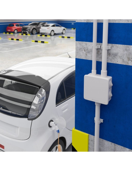 Copex tub protecție flexibil, gri, rola 50 metri, 25mm, 750N, MEDIFLEX IAS, Kouvidis, 2002925