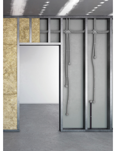 Copex tub protecție flexibil, gri, rola 50 metri, 25mm, 750N, MEDIFLEX IAS, Kouvidis, 2002925