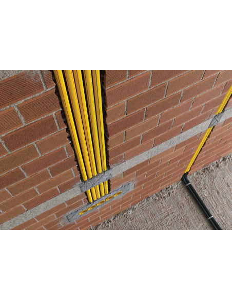 Copex tub protecție flexibil galben, protectie electromagnetica, pt. cabluri telecomunicatii, rola 100m, 20mm, 320N, Kouvidis