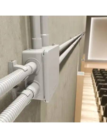 Copex tub protecție flexibil, rola 50m, gri, 20mm, 1250N, Conflex HF IAS, Kouvidis, 2004020