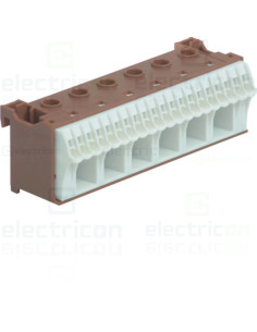 Bara QuickConnect 26 puncte de conexiune,maro, latime 105 mm, Hager, KN26P