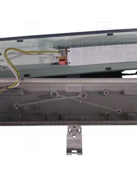 Corp de iluminat etans, cu difuzor din policarbonat, FIPAD GX LED 7200-4560LM, 52,3-29,2W, 1,5M, IP66, 840, ELBA, 23419115