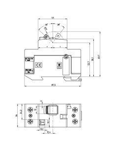 Intreruptor RCCB 25A/100mA ETI - 002061121 2