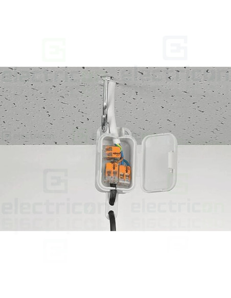 Clemă legătură doza pentru cablu lițat, 2x5x4mm² (10 conductori, 5 per rând), 4 mm², Wago, 221-420