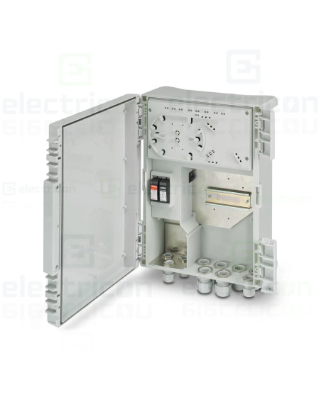 Switch industrial fără management, cu 2 porturi PoE,10/100/1000 MBps Ethernet, 24V, pe sina DIN, Phoenix Contact