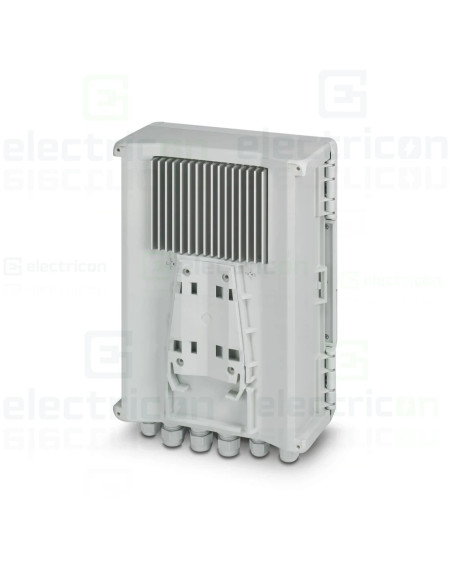 Switch industrial fără management, cu 2 porturi PoE,10/100/1000 MBps Ethernet, 24V, pe sina DIN, Phoenix Contact