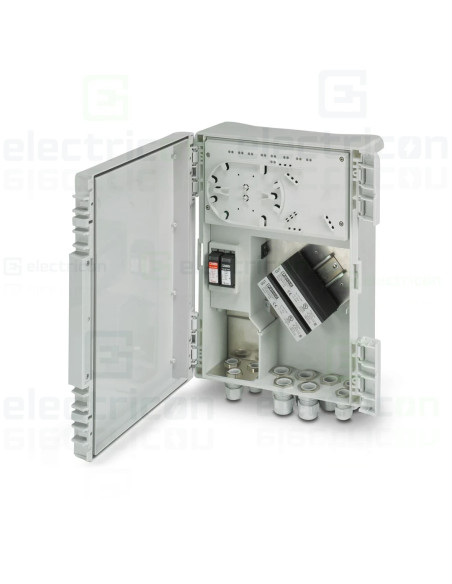 Switch industrial fără management, cu 2 porturi PoE,10/100/1000 MBps Ethernet, 24V, pe sina DIN, Phoenix Contact