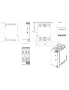 Sursa de alimentare pe șină DIN 2