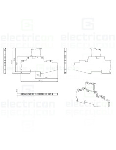 Clemă suport pentru siguranțe 5x20 2
