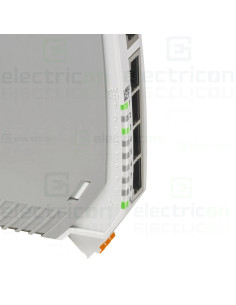 Switch industrial fără management, armat cu fibră de policarbonat, 5x10/100/1000 Mbps Ethernet, 24V, pe sina DIN, Phoenix 2