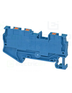 Clema șir, de trecere, 3 conexiuni, 4 mm²,albastru, PT 4-TWIN BU, Phoenix Contact, 3211775